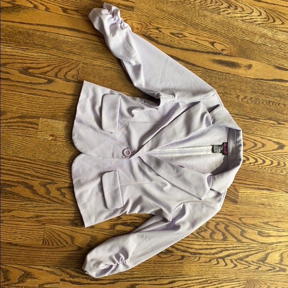Lilac colored blazer girls size small